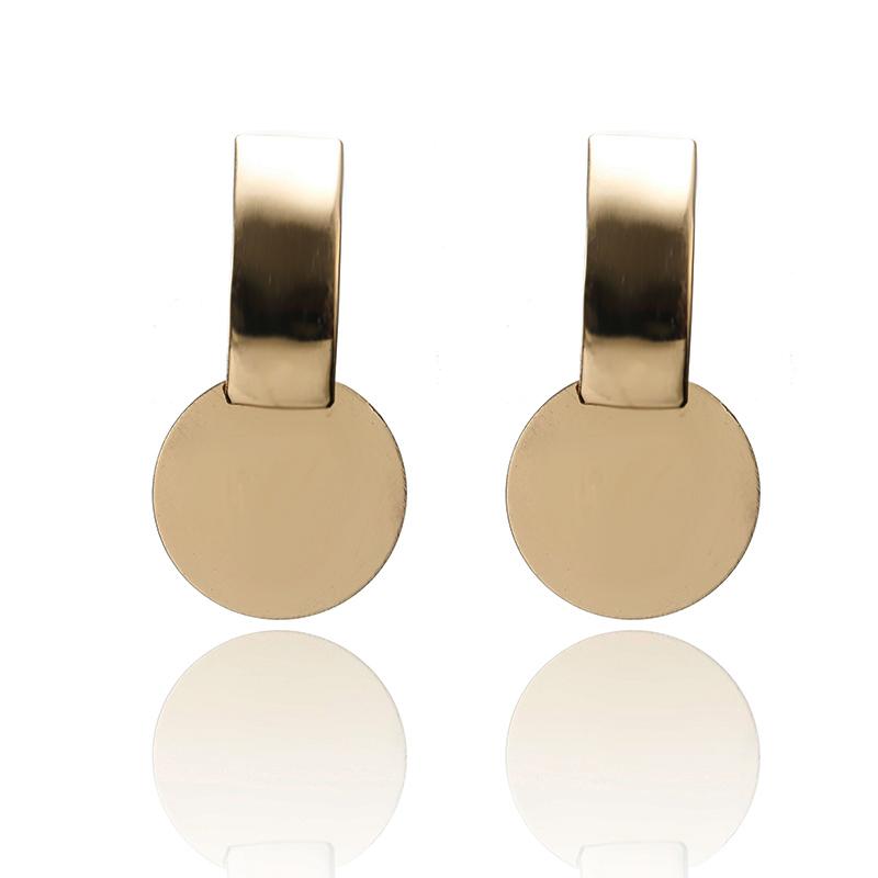 Statement Earrings For Women Geometric Metal Female Dangle Earrings Trendy Jewelry Accessories