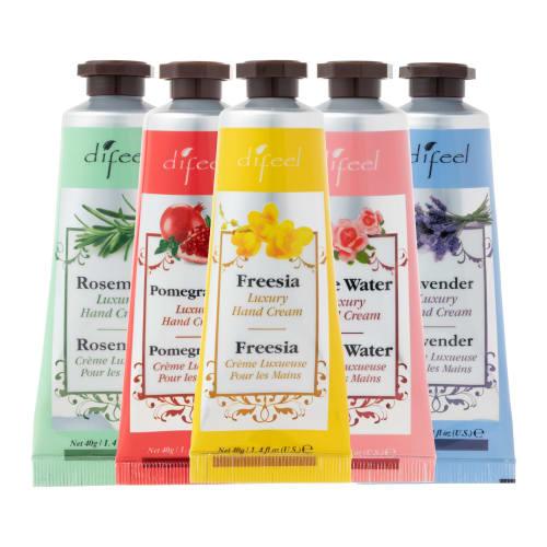 

Difeel Family Set 54 Natural Hand Cream 40g x 5 pieces Pomegranate, Lavender, Freesia, Rosemary, Rosewater New York