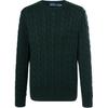 Polo Pony Embroidered Crew Neck Casual Long Sleeve Knit Sweater Men Sweater Green 710918998-010