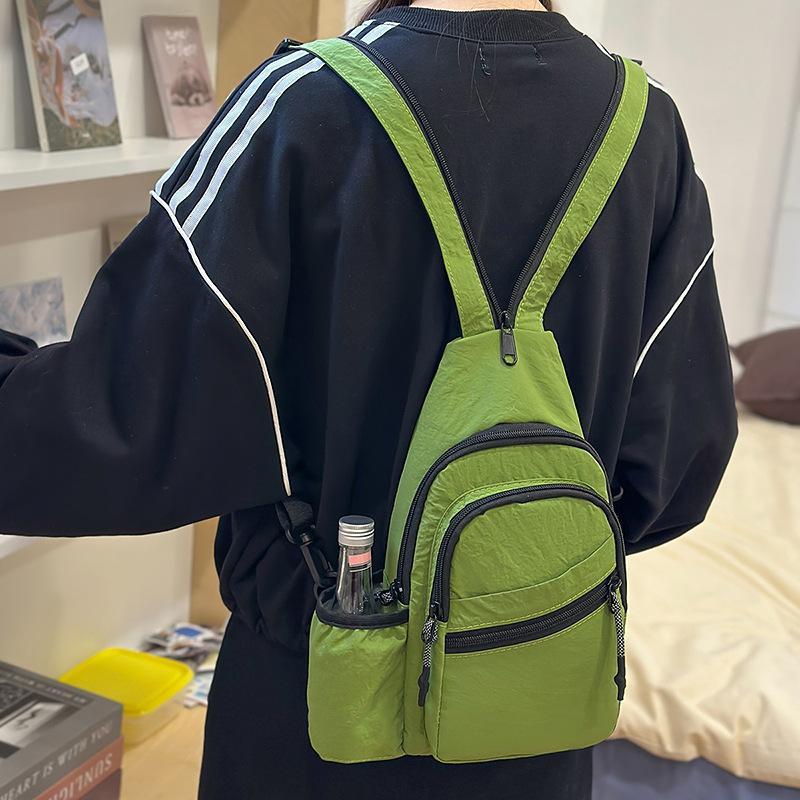 Casual backpack new fashionable multi-functional breast bag trendy travel anti-splashing messenger bag high value backpack