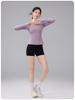 Women's Slim Fit Long Sleeve Sports Top - Autumn/Winter Yoga Running Wear