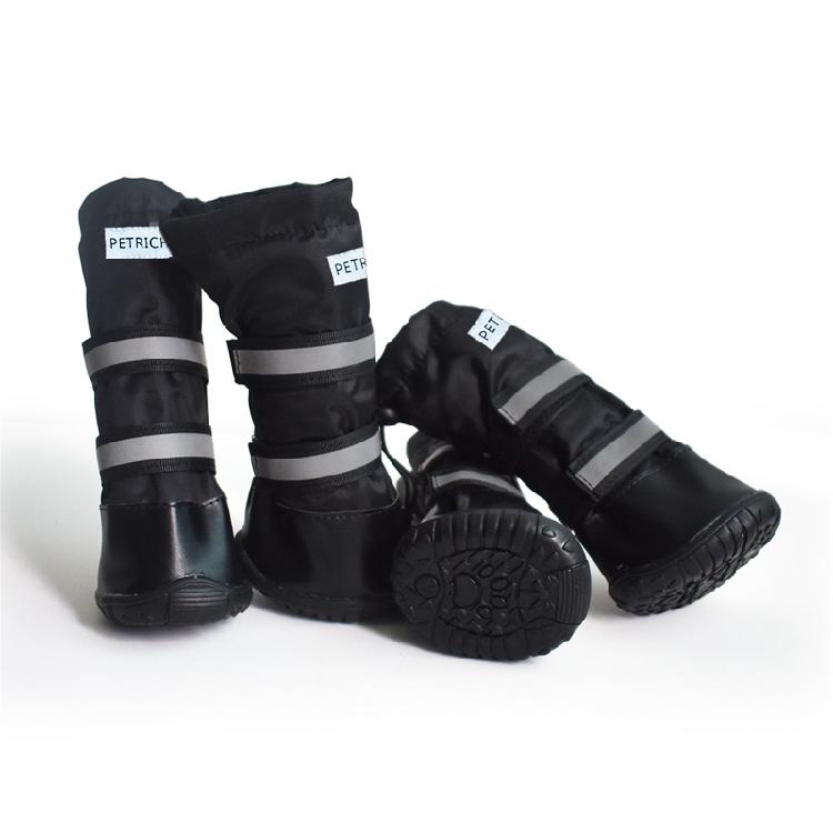 Dog Boots Waterproof Adjustable Shoes Non Slip Soles for Medium Large Dogs