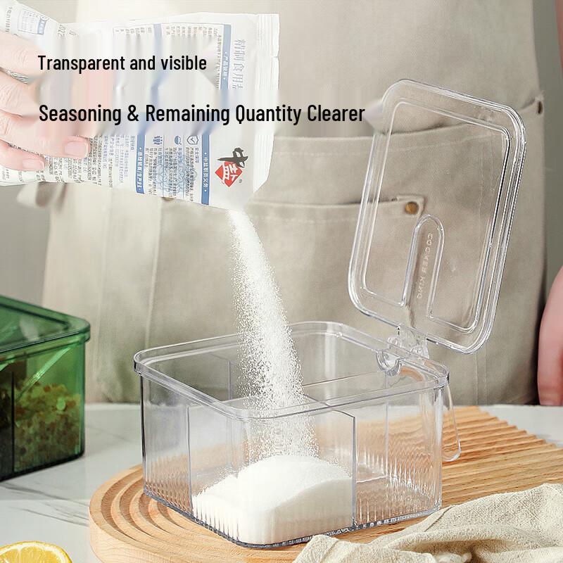 Chahua Mehrfachfach Transparenter Gewürzorganisator