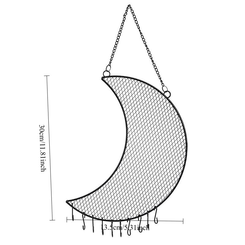 

Скандинавская Звезда Луна Настенная Сетка Дисплей Металлический Держатель для Ювелирных Изделий для Серег Пуссет Аксессуары Настенное Украшение Хозяйственные Товары