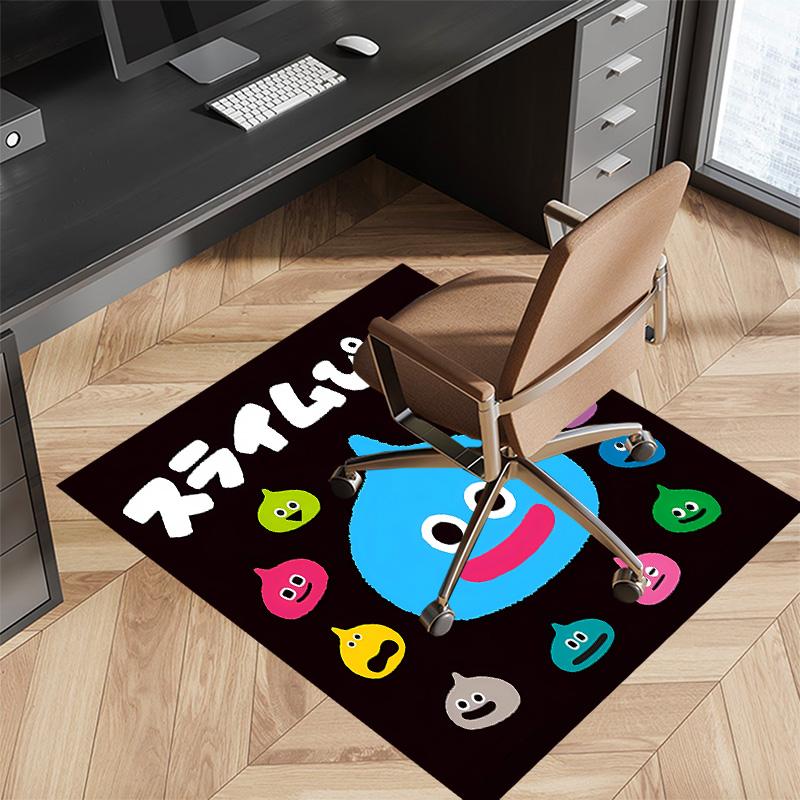 Dragon Quest Slimes Printed Absorbent Washable Carpet,Non-Slip Bathroom Mats,Kitchen Rugs,Living Room Entrance,Camping Picnic Rugs