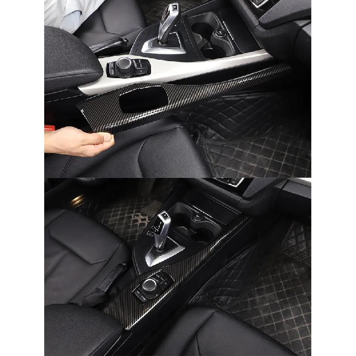 Para BMW Serie 1 F20 F21 116I 118I 12-18 Serie 2 F22 F23 ABS Fibra de Carbono Panel Multimedia Pegatinas Decorativas Accesorios para Coche