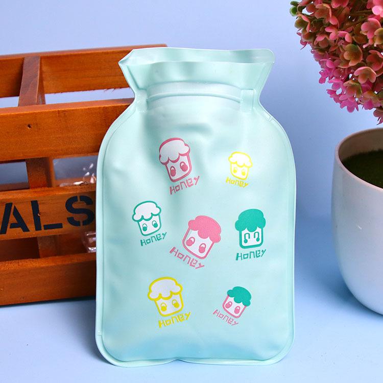 Compact Winter PVC Hot Water Bottle Hand Warmer – Cute and Portable