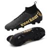 Große Fußballschuhe für Kinder, hohe Herrenschuhe, Wettkampf-Trainingsschuhe für junge Studenten, Kunstrasen, Schuhe mit langem Nagelkleber
