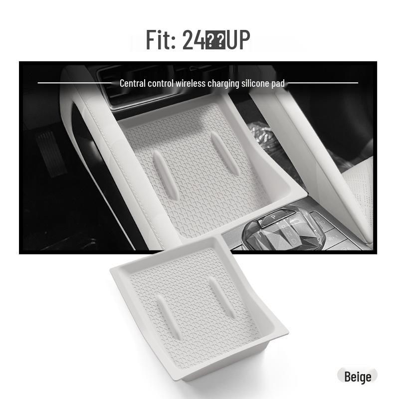 Wireless Charging Silicone Anti-Slip Pad for Car Interior Console (24-25 Yuan)