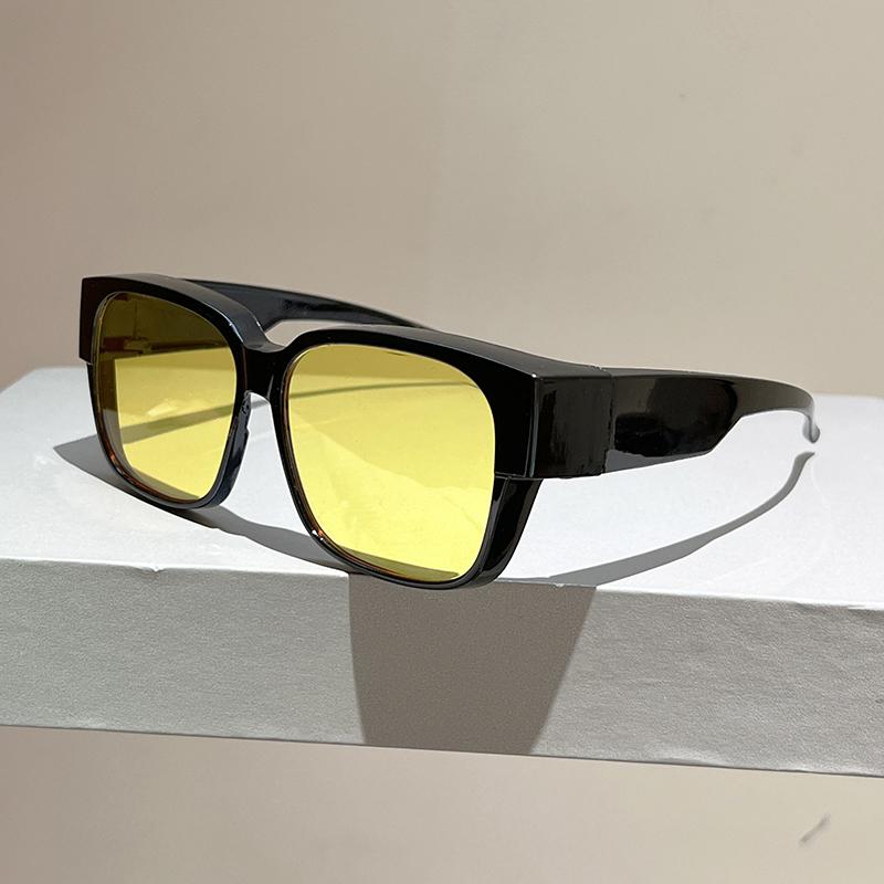 KAMMPT Oversize Square Sunglasses Men Fashion Vintage Korean Style Outdoor Shades Women Trendy Luxury Brand Design Sun Glasses