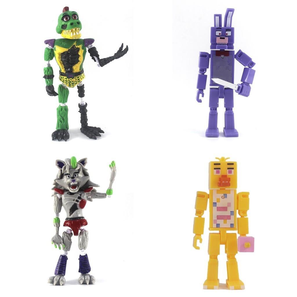 Zestaw świecących figurek akcji Fnaf 6/8 szt. Idealny dla kolekcjonerów i dzieci