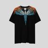 MB Gradient Wings T Shirt Men Women Loose Casual Short Sleeve Tee