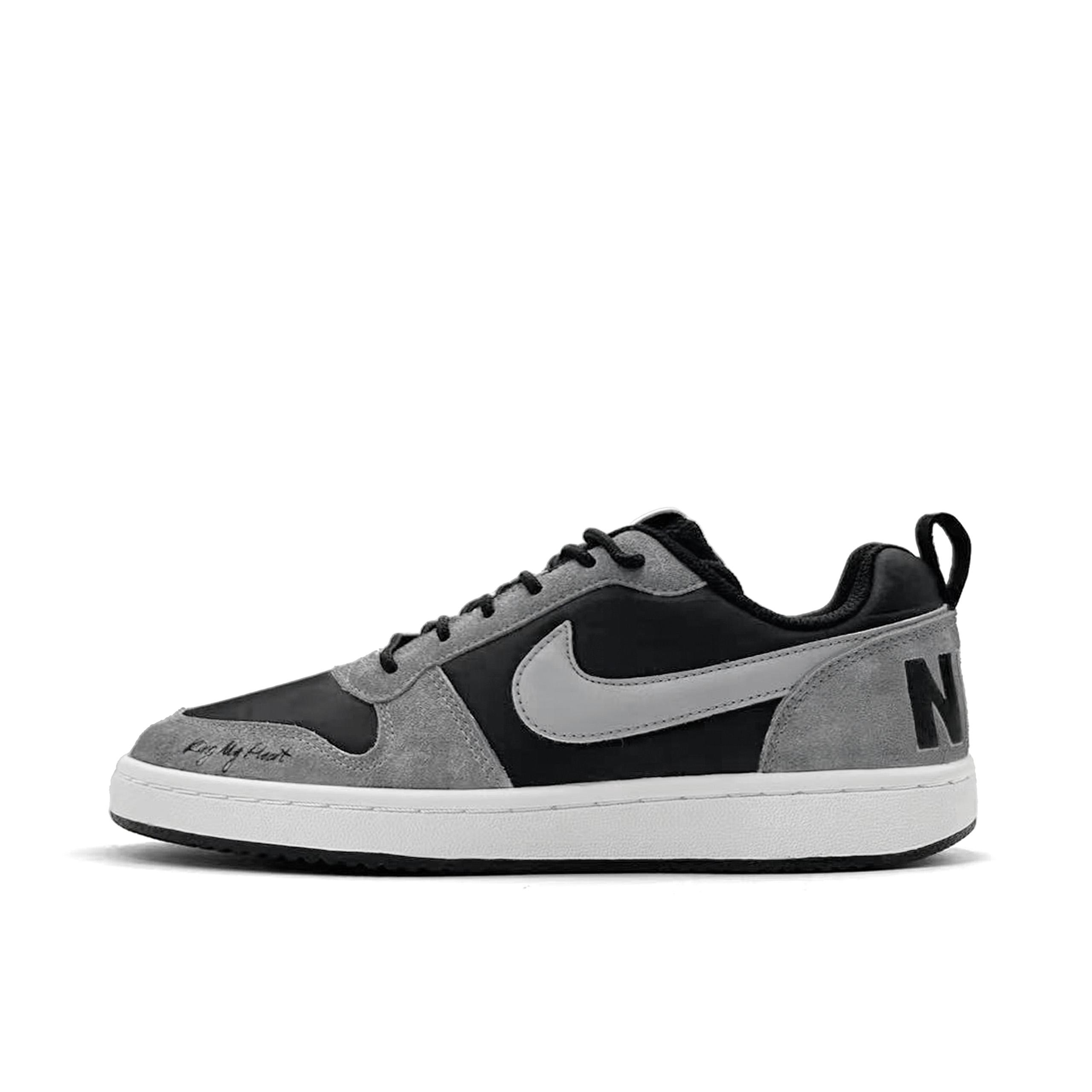 

Nike Court Borough Classic Gray Abrasion Resistant Abrasion Resistant Low top Skateboard Shoes Unisex Gray 844881-005(Team476-) 41