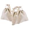 Packaging Bag 10 Linen Jute Sack Jewelry Pouch Drawstring Gift Bags Wedding Favour