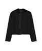 Laekeulopeu Raw Cut Shirring Shirt - Black