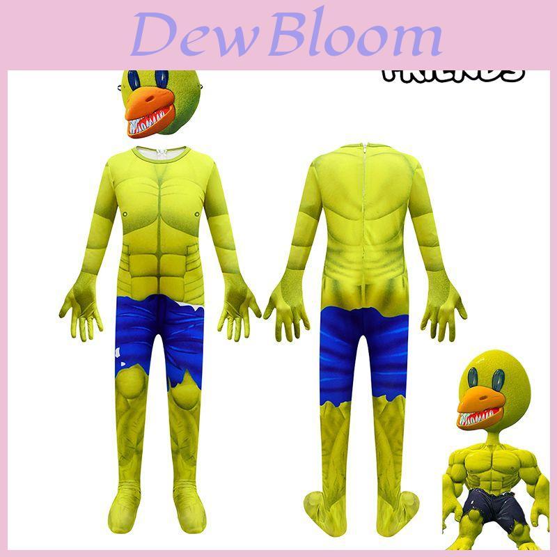 Roblox Rainbow Friends Cosplay Kostüm Jumpsuit für Kinder Perfekt für Halloween und Rollenspiele