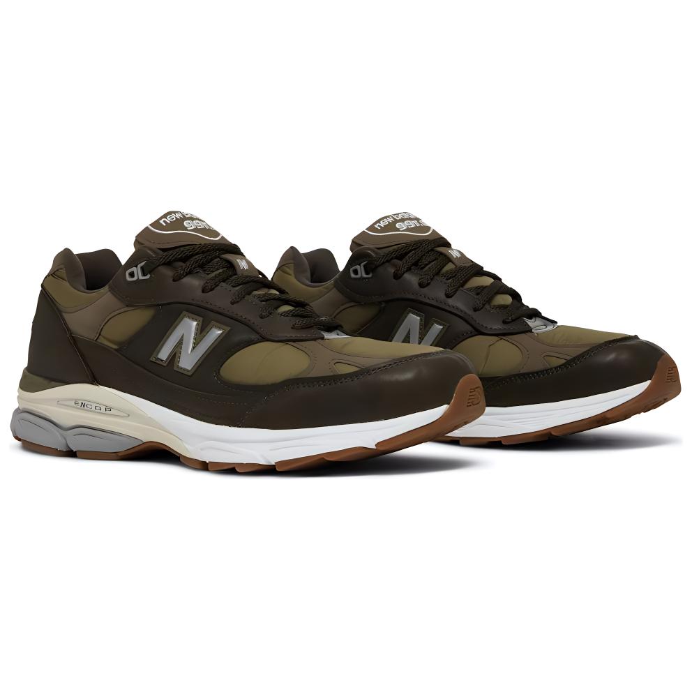 New Balance 991.9 Made in England Lakeside Pack Men Sneakers Brown Khaki White M9919LP