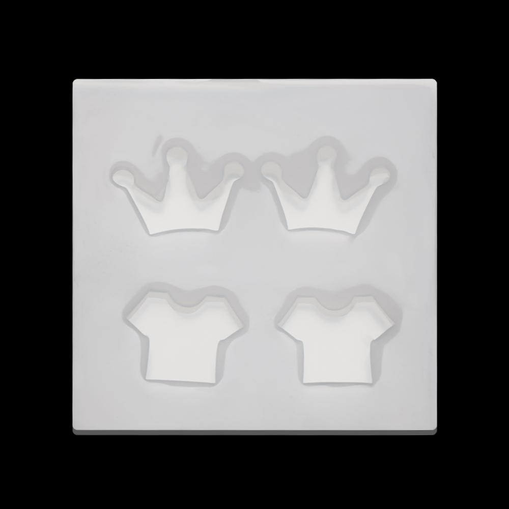 Glue Keychain Necklace Crystal Epoxy Mold Resin Silicone Molds Pendant Mould Earrings Mould