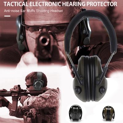 Head-mounted Tactical Design Earmuffs Professional Sound Insulation Eliminates Gunfire To Protect Hearing