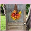Elegante Herbstsaison Dekorative Türhängung Mit Rustikalen Herbstfarben Und Stilvollem Design