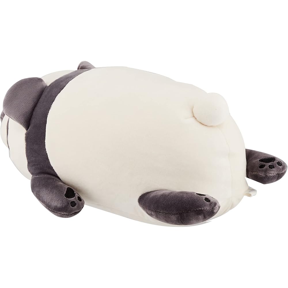 Ribuhato Bolster Cushion Marshmallow Animal Panda Ring Ring 27cm Soft Plush Toy