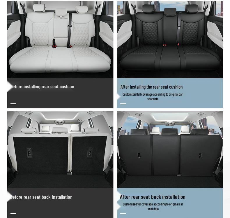 Wuling Xingchen Leather Seat Cover - All-Season, Full-Surround, Universal Fit for 5 Seats