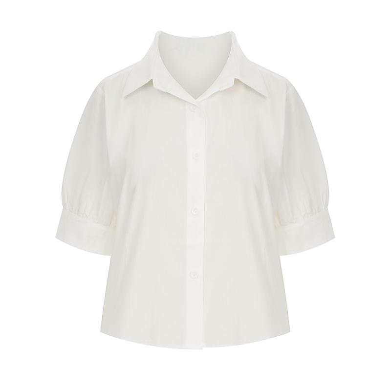 PAIGEFLYNN Back Pleated Collar Shirt_S5Bsh008C