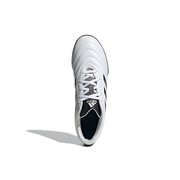 Adidas Goletto 8 VIII Round Toe TF (Rubber Studs) Hard Ground Artificial Grass Composite Material Soccer Shoes Unisex Soccer Shoes White Black GY5774
