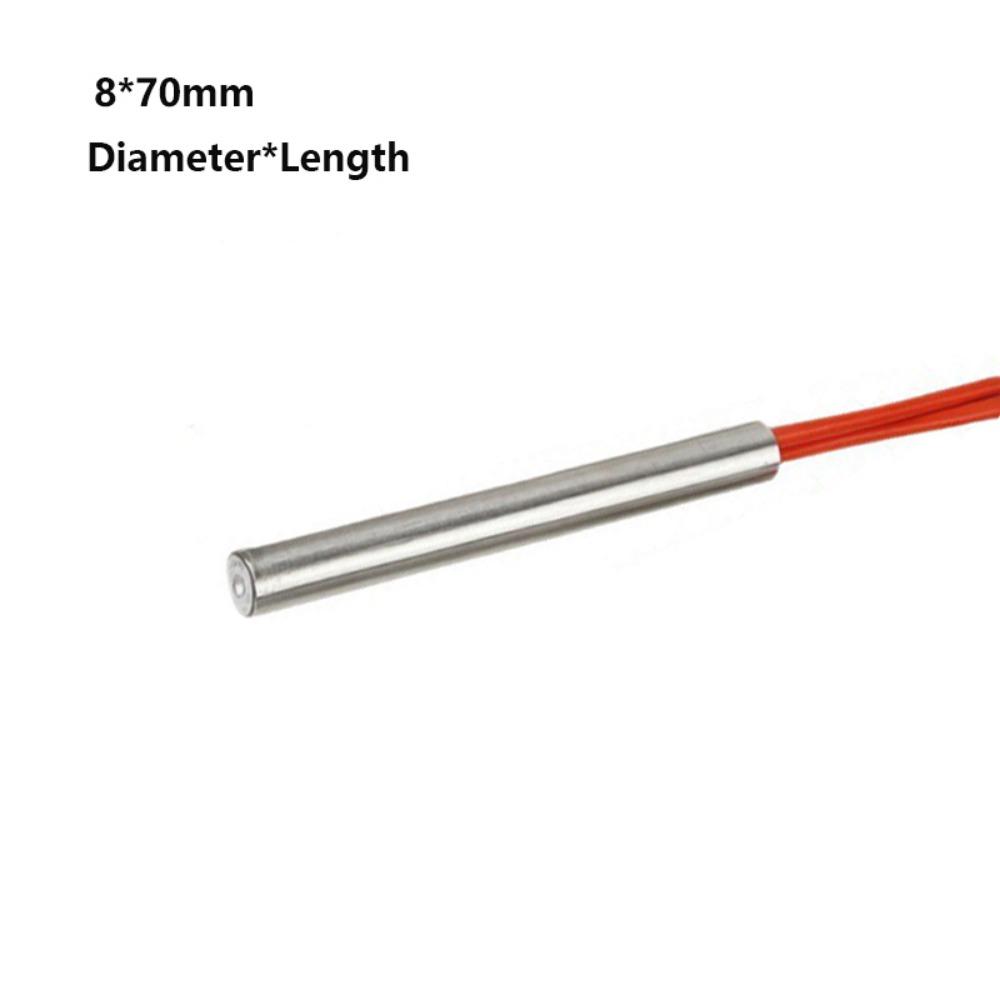 Durchmesser 6/8/10/12mm Elektrische Heizrohrformen Edelstahl 60/80/120/150/200/250W Einzelkopfform Trockenlauf 220V