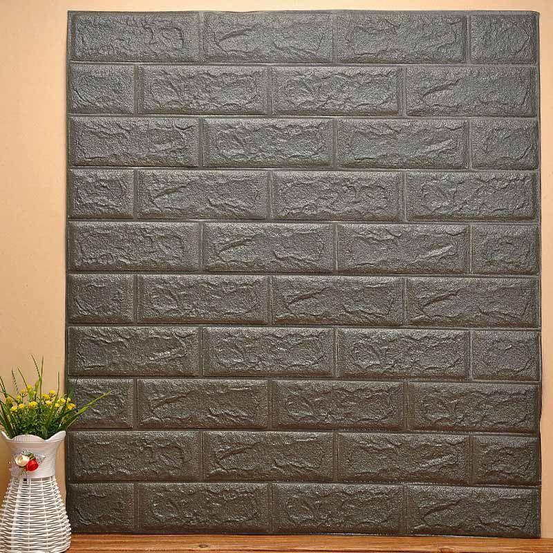 Modern 3d Brick Wall Sticker Self-adhesive Waterproof Panel Decor