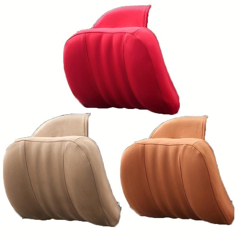 1Pc Breathable Car Headrest - Four - Seasons Universal, Zip - Detachable Memory Foam Pillow