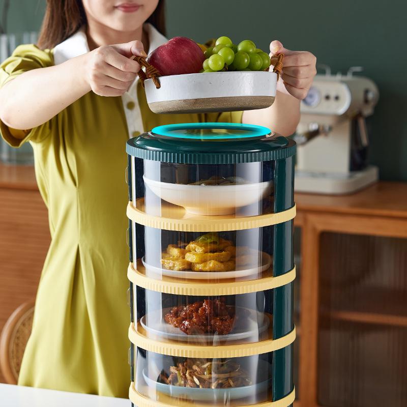 Insulated Multi-layer Foldable Food Cover for Dustproof and Winter Storage