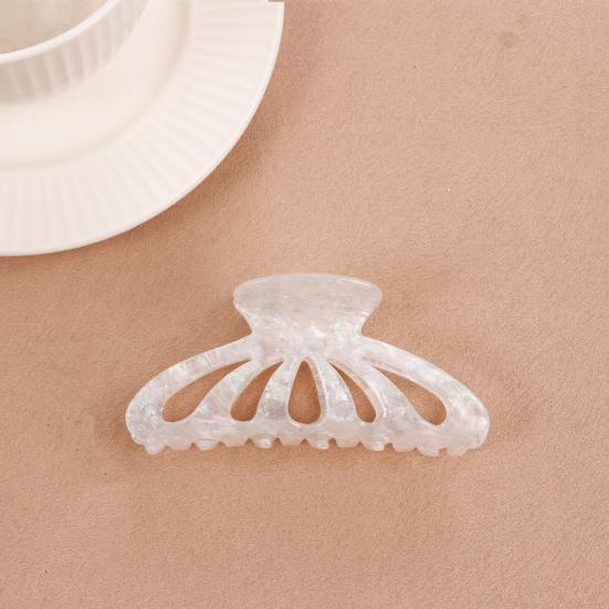Hair Claw Clips for Women Colorful Non-Slip Claws for Thick Thin Hair Elegant Shark-Clip Hair Accessories for Girls