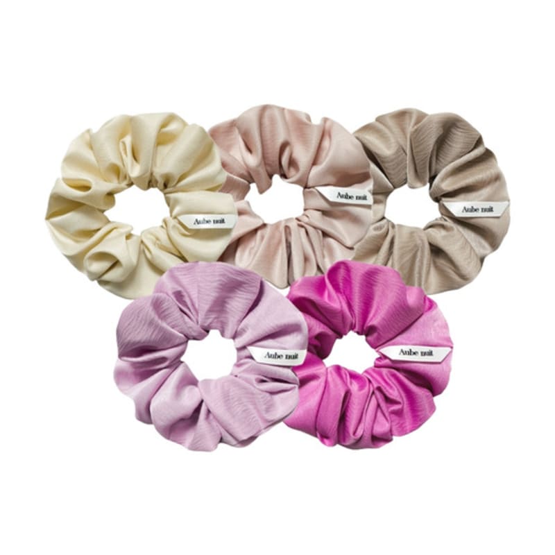 Aube Nuit L Line Luminous Deep Beige Hair Scrunchie M