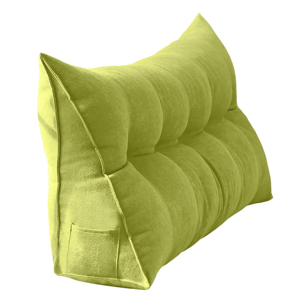Large Soft Comfortable Backrest Headboard Cushion Pillow For Reading Rest In Twin Bed