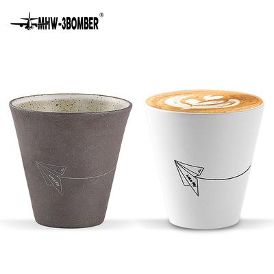 MHW-3BOMBER 4oz Ceramic Coffee Latte Cups Delicate Painting Espresso Tea Mugs Milk Wine Cup Cafe Home Accessories Barista Tools