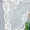 Charm Butterfly Lace Drape for Small Window in Any Room Polyester Curtain Swag & Tiers with No Harmfuls Coating