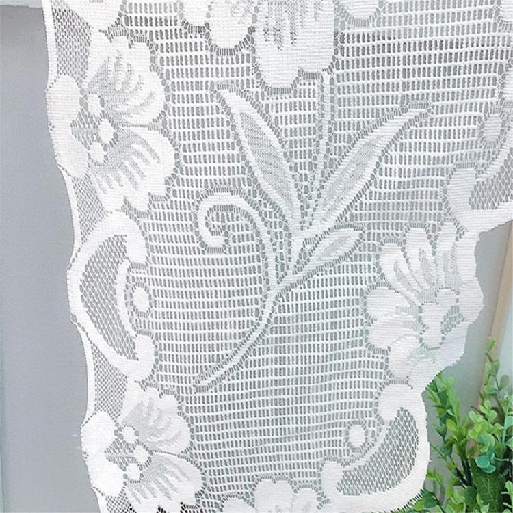 Charm Butterfly Lace Drape for Small Window in Any Room Polyester Curtain Swag & Tiers with No Harmfuls Coating