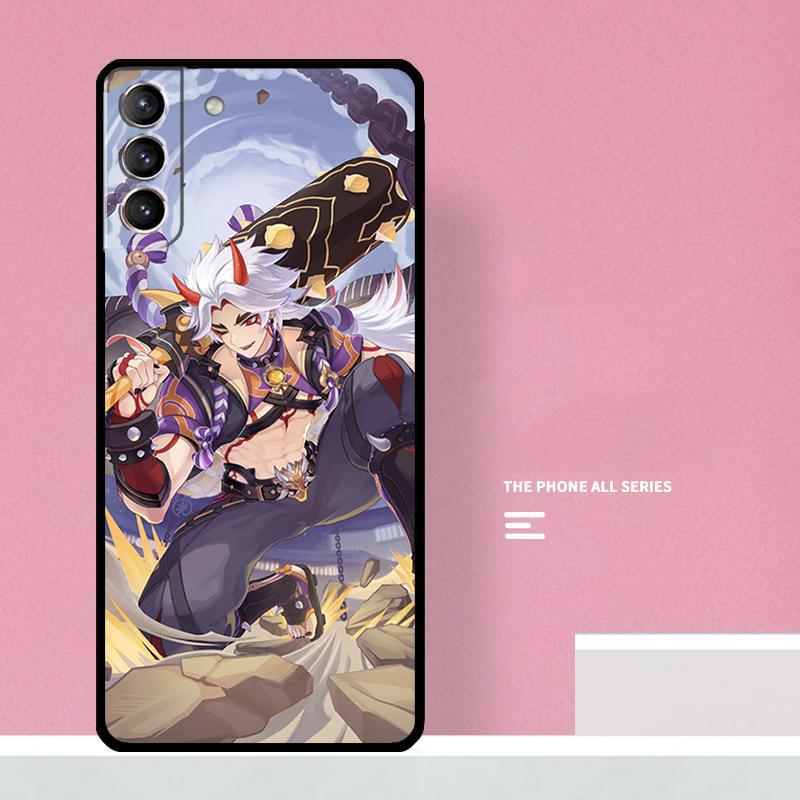 Genshin Impact Arataki Itto Phone Case For Samsung Galaxy S26 S25 S24 S20 S21 S22 S23 Ultra S10 Plus S25 FE Cover Coque