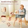 Baby Wooden Montessori Toys Mushroom Building Blocks Puzzle Toys Baby Wooden Musical Instrument Early Education Toys Child Gift