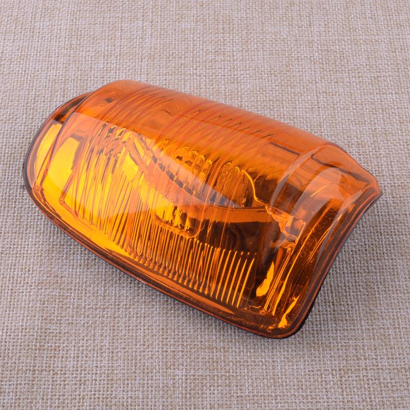 1 Pair Car Amber Lens Wing Mirror Indicator Light Lamp Cover 1847387 1847389 Fit for Ford Transit MK8 2014-2016 2017 2018