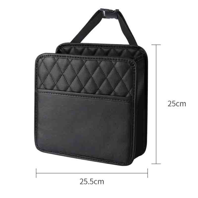 1-S Car Seat Back Storage Bag Portable Storage Foldable Multi-Functional Organizer Box For Vehicle Rear Seat Compartment Bag