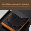 THINKYA HIFI Lettore CD Portatile Retro con Altoparlante Bluetooth Spina CN (adattatore incluso)