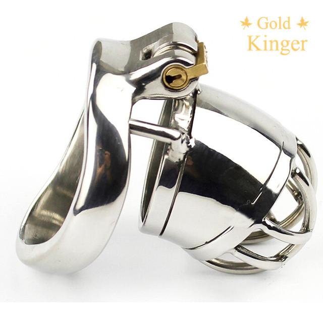 Chaste Bird Male Stainless Steel Cock Cage Penis Ring Chastity Device with Stealth New Lock Adult Sex Toys A271