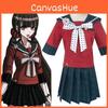 Costume Cosplay Autentico Danganronpa Harukawa Maki Uniforme Scolastica Giacca Gonna Set Outfit Per Donne