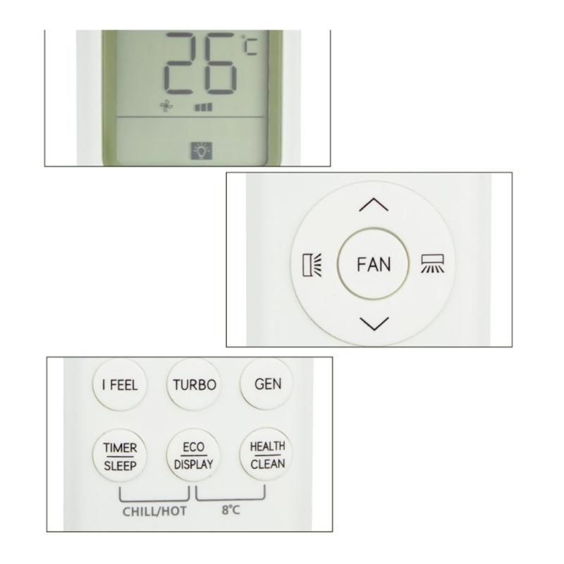 Air Conditioner Remote Control Replacement For 002383 Full Functionality Replacement Air Conditioner Accessories