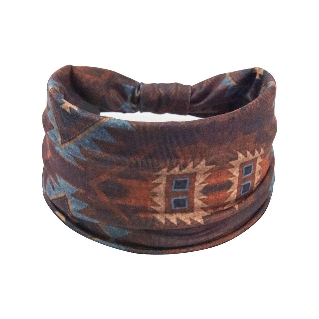 Bohemian Cashew Yoga Übung Stirnband Anti Schweiß und Feuchtigkeit Absorbieren Elastische Baumwolle Stirnband Knoten Stirnband