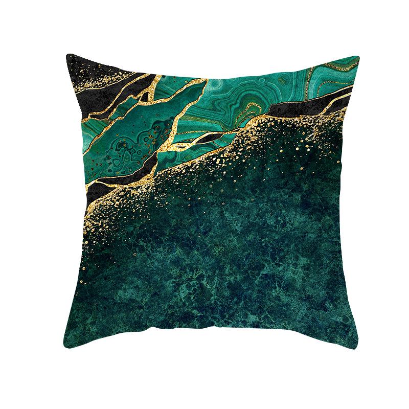 Ink Painting Pillow Case Living Room Home Sofa Bedroom Printed Pillow Case Peach Skin Nordic Cushion