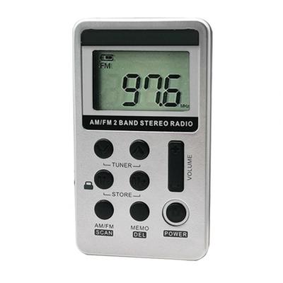1 Set Useful Radio LCD Display Battery Operated Digital Radio Lock Key Digital Radio