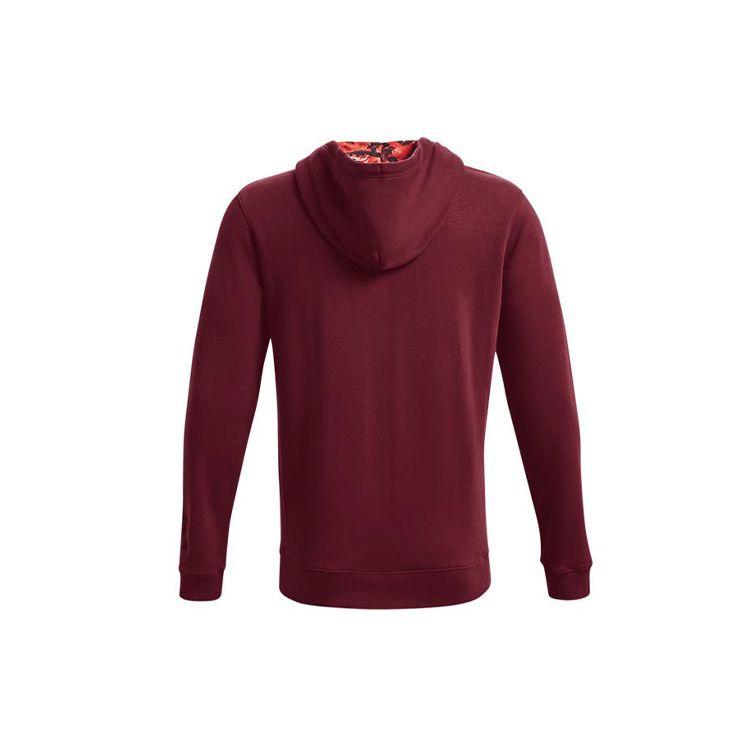 Under Armour Rival Warm Fleece Zip Hoodie Men Hoodies Red 1366424-626